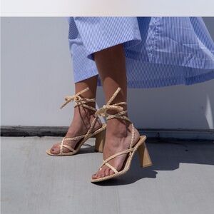 Dolce Vita Cream Espadrille Heels